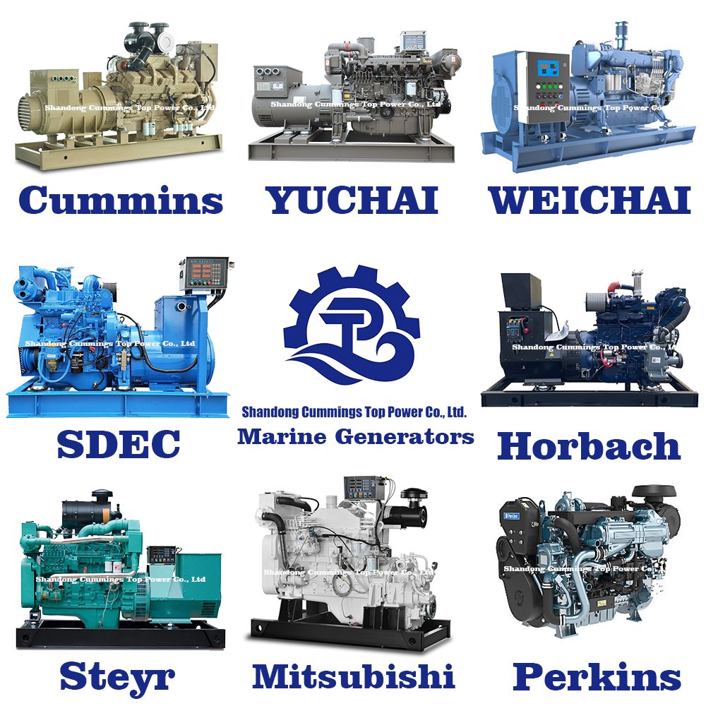 Marine Generator 30kw Marine Generator With Cummins Engine 4BTA3.9-GM47 Ship Use 30kw Marine Diesel Generator